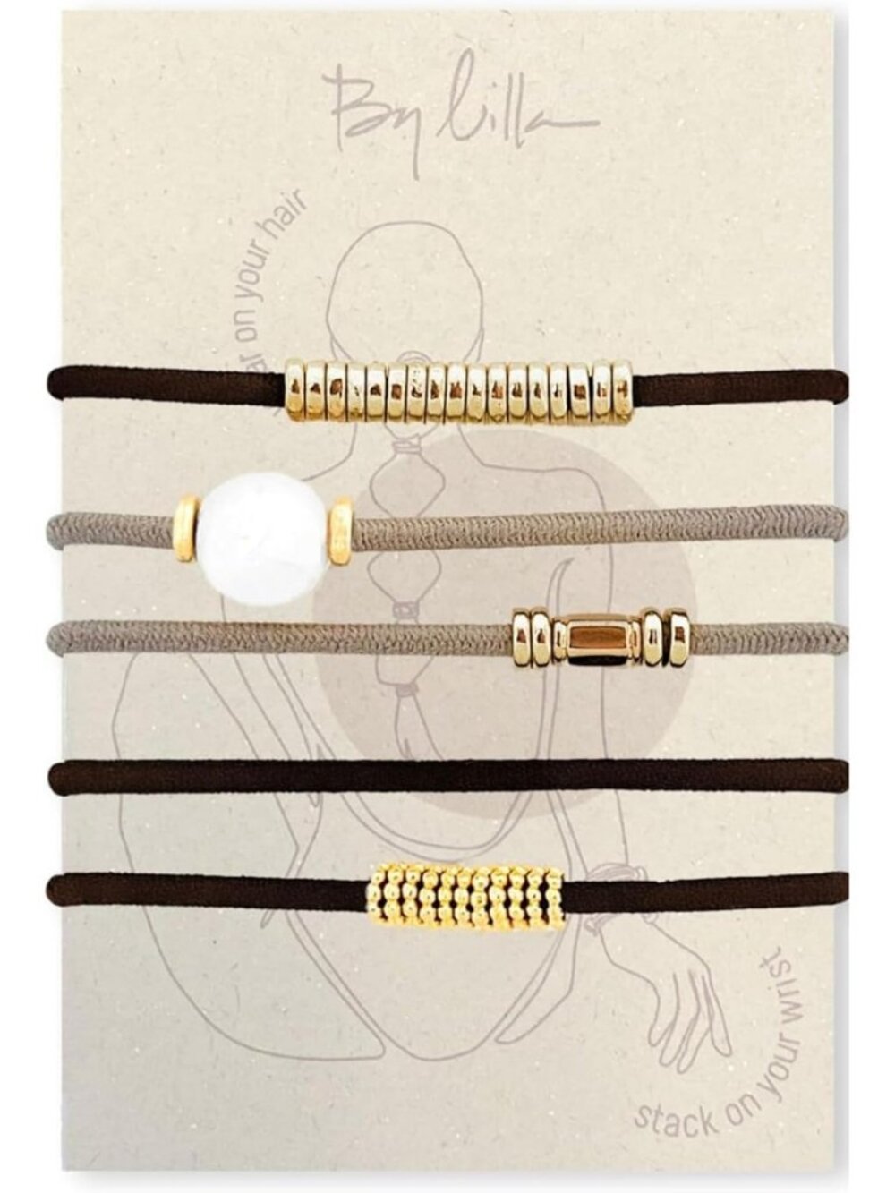 Boho Stretchy Hair Tie Bracelet – Handmade Decorative Jewelry for Women’s